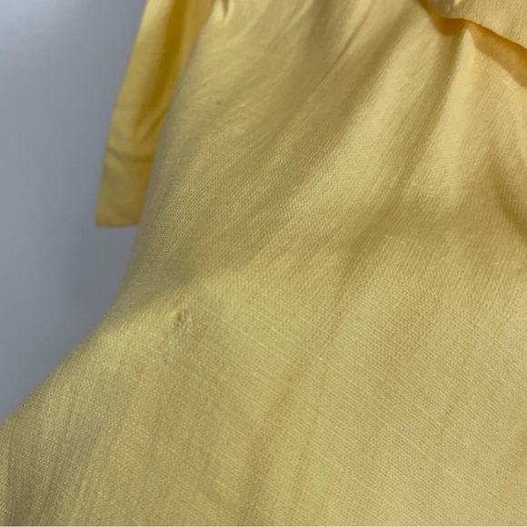 Row A Dress Womens Small Yellow Adjustable Tie Strap NEW NWT - Picture 5 of 13